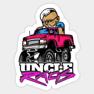 Uncle Rags Pickup Truck Action Sticker